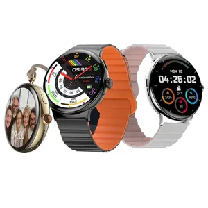 2024新款1.43英寸Amoled智能手表快速分离表带LA99口袋时尚智能手表二合一可穿戴设备