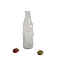 Bouteille en verre à col étroit de 250 ml pour bière, soda, lait de soja, boissons