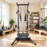 Nouvel appareil de Pilates Reformer éco-responsable et durable pour le renforcement musculaire, réglable en aluminium, équipement de studio de Pilates