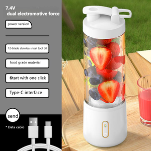 Nuevo Exprimidor Portátil Inalámbrico de 500 ml, Vaso Exprimidor Recargable por USB, Procesador de Alimentos, Licuadora de Frutas y Verduras con Asa - Product Image 5