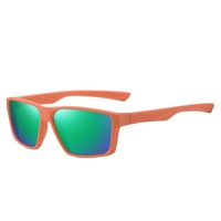 Lunettes de soleil sport européennes et américaines pour hommes, vision nocturne, monture PC colorée, verres TAC polarisés pour la conduite et le cyclisme