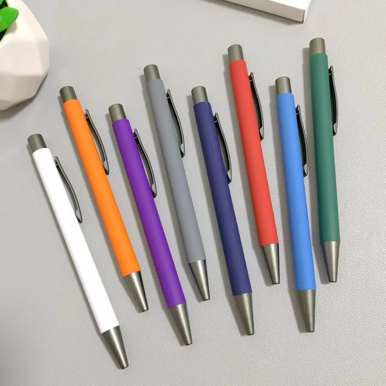 Bolígrafos de plástico reciclado personalizados promocionales Bolígrafos con logotipo Bolígrafo publicitario