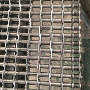 Gıda sınıfı Metal tel örgü konveyör kemerler gıda endüstrisi için paslanmaz çelik tel örgü kemer - Product Image 5