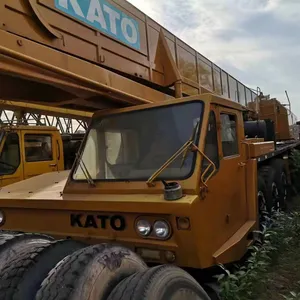 second-hand Kato crane nk800 hydraulic truck cranes mobile 80t lifting capacity heavy equipment for good performance