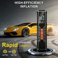 Inflador de Neumáticos Inalámbrico, Compresor de Aire Portátil de 150 PSI, Recargable con Batería 18650, Pantalla Digital para Automóvil, SUV y Motocicleta