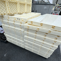 Système de coffrage en plastique ABS résistant aux chocs, robuste et réutilisable pour murs, colonnes, poutres et panneaux de coffrage de villas