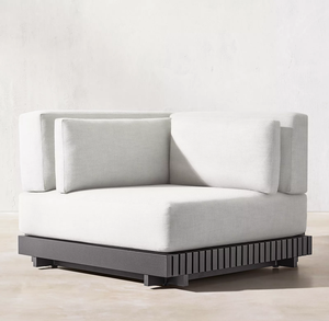 Juego de Sofás de Jardín de Aluminio para Exteriores, Muebles de Metal de Lujo para Patio de Hotel, Villa o Jardín, Venta Caliente 2023 - Product Image 5