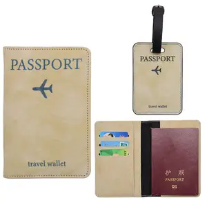 Porte-passeport rose personnalisé en gros Designer de luxe avec logo gravé au laser pour voyage d'affaires Style mignon matériau PU