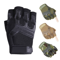 Gants de combat YAKEDA pour la protection en extérieur, compatibles avec les écrans tactiles, demi-doigts, pour l'entraînement discret, équipement tactique, gants de combat