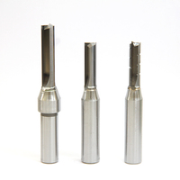 Brocas de enrutador de fresado de ranura recta TCT al por mayor, brocas rectas de dos/tres flautas para madera, soporte personalizado ODM y OEM