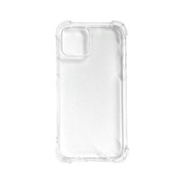 Étui de téléphone portable transparent en acrylique rigide anti-jaunissement 2 en 1 avec protection antichoc de 1,5 mm pour 18 17 16 15 14 Pro Max