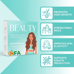 Tiras Orales de Vitaminas en Venta, Contienen Biotina, Favorecen el Crecimiento Saludable del Cabello, Fortalecen las Uñas - Product Image 4