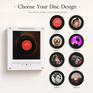 Mercancía Kpop, Imán Giratorio Luminoso para Refrigerador, Acrílico Ecológico y Duradero, Reproductor de Música LED con Foto de Álbum DIY, para Fans de Ídolos - Product Image 6