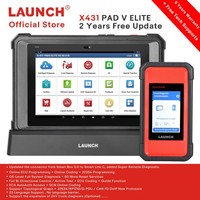 [Version mondiale/UE] Launch X431 Pro 5 Launch X431 Pro Elite Launch X431 Outil de diagnostic avec ECU/ECM CAN/CANFD/DoIP 60+ services