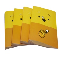 Échantillon gratuit populaire A4 20 pochettes jaunes de livres pour enfants
