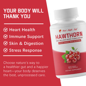 Organik Alıç Meyvesi Kapsülleri - Sindirim Sağlığı, Kolesterol ve Kalp Desteği için Doğal Besin Lifi Takviyesi - Product Image 3