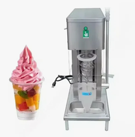 Swirl Mixing Fruit Bevroren yoghurt IJs Gelato Mengmixer Machine Food Grade roestvrij staal Automatisch meel