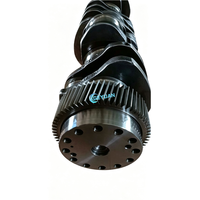 Vilebrequin de moteur pour engins de construction QSZ13 ISZ13 (références 4316828, 4999725, 3681054, 4960051)