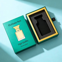 Boîte de luxe portable pour crème pour les yeux et parfum |   Emballage en carton rigide personnalisable avec fermeture magnétique |   Embossage de parfums haut de gamme