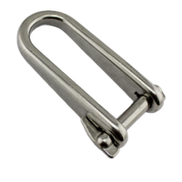 Conector de Cadena de Acero Inoxidable 304 con Liberación Rápida Tipo D para Correas de Bolsos y Accesorios de Cintas para Exteriores, Compatible con OEM