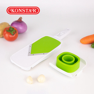 Trancheuse à légumes de table professionnelle personnalisée en PP, réglable, verte, manuelle, pour tomates - Product Image 1