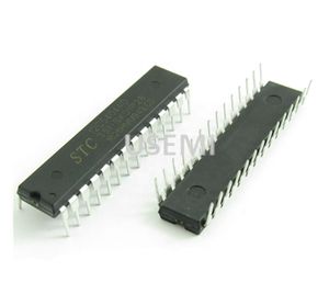 ชิปอิเล็กทรอนิกส์วงจรรวม5412AD-35I-SK 5406AD STC12C5404AD ไมโครคอนโทรลเลอร์ DIP28 MCU - Product Image 1