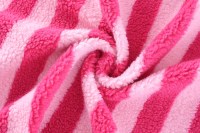Personnalisable recyclé 100 Polyester fausse bande de 40mm jacquard laine d'agneau tissu polaire pour vêtements pour femmes