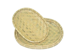 Cesta de bambú poco profunda Redonda al por mayor de VIET ANH, accesorios de cocina tejidos a mano para uso doméstico, artesanías baratas - Product Image 6