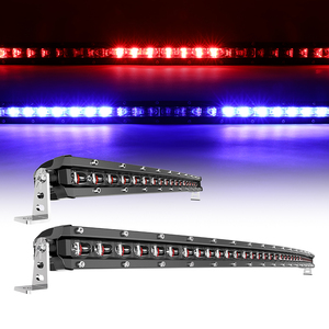 Barra de luz estroboscópica de advertencia Led de asesor de tráfico de fila única <span class=keywords><strong>s</strong></span>úper delgada para coche UTV - Product Image 1