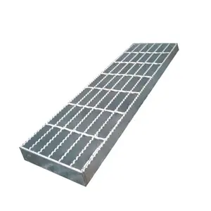 Outdoor Steel Stair Tread Galvanized Stair Treads Steel Grating for Industrial Project