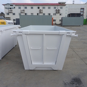Metal Waste Bin 6 Cubic Meters Metal Waste Bin Outdoor Recycling Scrap Skip Bins
