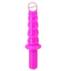 Waatfaak-gode avec poignée et vis, jouet sexuel pour femmes, pénis épais, bite, vagin, masturbation, <span class=keywords><strong>massage</strong></span> anal, sex shop pour lesbiennes - Product Image 3