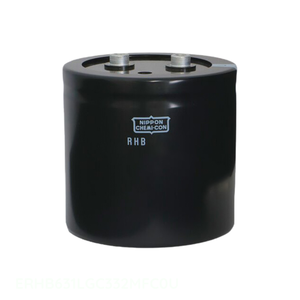 ตัวเก็บประจุแบบติดตั้งบนแชสซี CAP ALUM 3300UF 20% 630V SCREW ERHB631LGC332MFC0U ของแท้ 3300 ยูเอฟ - Product Image 1