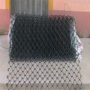 Clôture en treillis métallique diamanté revêtu de PVC pour usage domestique - Product Image 1