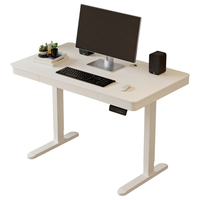 Bureau debout à double moteur de 160 cm avec système anti-collision, poste de travail extra large pour grands espaces de travail