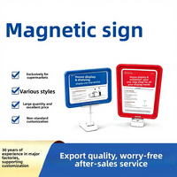 Panneau d'affichage de prix pour supermarché, support promotionnel, panneau indicateur de zone pour étagère d'angle, signalisation verticale d'identification d'entrepôt