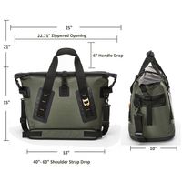 Sac isotherme étanche pour boissons, sac à dos isotherme étanche avec sangle pour les fêtes barbecue, pour garder les boissons fraîches et fraîches