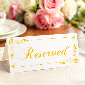 Carte de réservation de table personnalisée pour hôtel, en carton épais, pour spas, salons, restaurants, bons de réduction personnalisés - Product Image 4