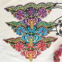 cartoon flower applique embroidery cloth patch