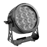 Projecteur LED PAR étanche à batterie, contrôle sans fil par application, 12x18W RGBWA UV 6-en-1 DMX, pour scène, discothèque, événement, mariage, fête