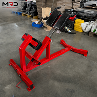 MRD Chaise romaine en acier de haute qualité, réglable, durable et sécurisée, équipement de fitness pour étirements du dos, entraînement des fessiers et renforcement du tronc