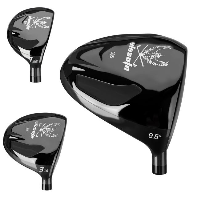 Factory Wholesale Low Price Golf Club Head, Premium Right Handed Men Golf Wood Head Custom Golf Fairway Hybrid Driver Club Head