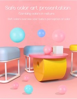 Balles de jeu pour enfants HY Brand, sans phtalates, sans BPA, en plastique PE moulé par soufflage, résistantes à l'écrasement, élastiques, pour piscine à balles, 60 mm, personnalisables