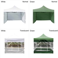 Paroi latérale de tente Oxford 210D imperméable avec fenêtre romaine pour abri de camping, fête en extérieur et jardin