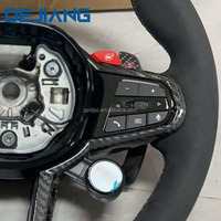 Volant en suède intégral CS pour BMW G20 G30 G28 G31 G38 G11 G12 G01 G02 G08 G21 G22 G23 X3 X4 X5 X6 avec bouton - Fournisseur d'usine
