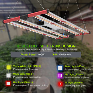 400w ip65 עמיד למים ספקטרום מלא הוביל לגדול 1536 אור שבבי Lm281b יעילות גבוהה צמיחת צמח חממה - Product Image 2