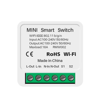 Module d'automatisation domestique intelligent 16A Mini Smart Wifi+RF433Mhz, module universel DIY, solution d'automatisation domestique intelligente