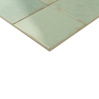 Carreaux brillants Manly Emerald pré-coupés 45x45 cm, bords irréguliers