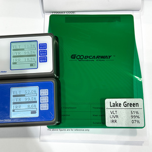 Goodcarway ฟิล์มกระจกตกแต่งสีดำติดเพชรคริสตัล: 47% VLT 59% uvr ฟิล์มกระจกเคลือบเงากระจกรถยนต์8% ป้องกันสีจาก IRR - Product Image 3