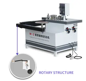 Automatic mdf panel furniture curve edge banding machine for woodworking industry